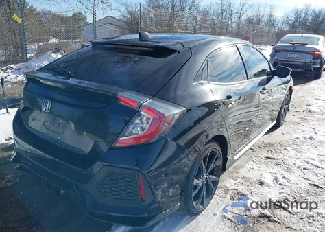 2018 Honda Civic Sport from USA, damaged, VIN SHHFK7H47JU228888